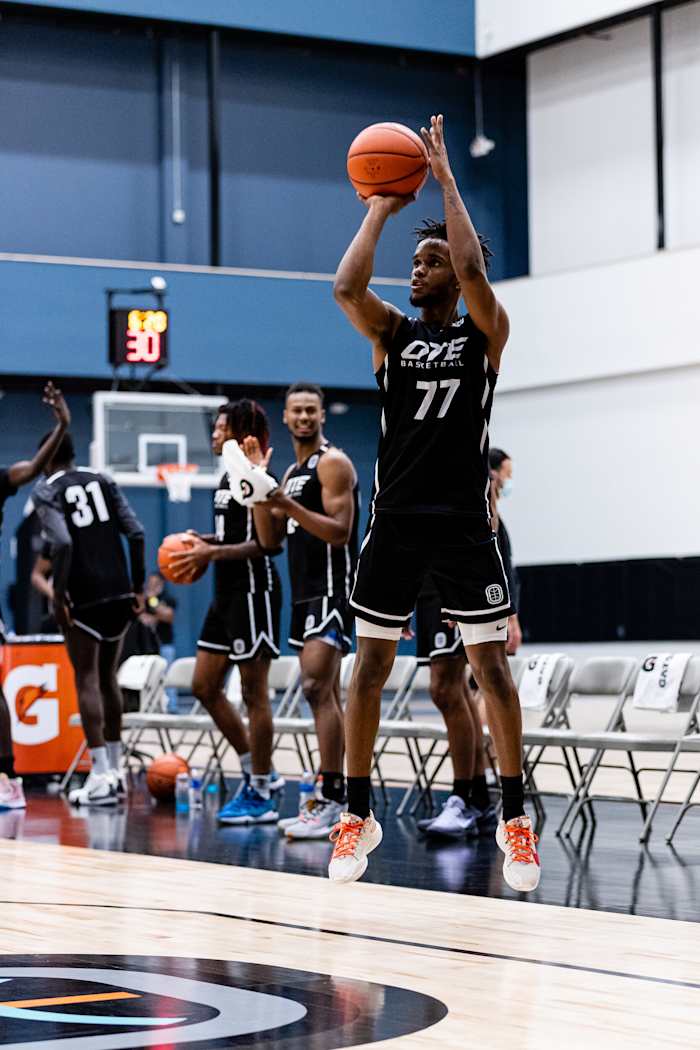 Overtime Elite guard and NBA draft prospect Jean Montero